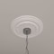 Ekena Millwork Dublin Ceiling Medallion (Fits Canopies up to 8 1/4"), 15 3/8"OD x 3 5/8"ID x 1"P, Primed White CM15DU - alternate 7